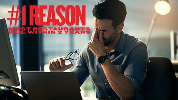 #1 reason restaurants fail in year two man frustrated at his desk