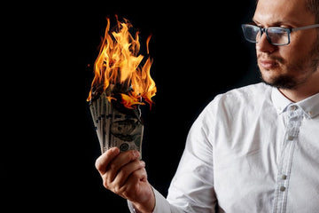 money burning