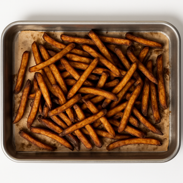 Bad French Fries fried in bad oil showing when the best time to replace frying oil is