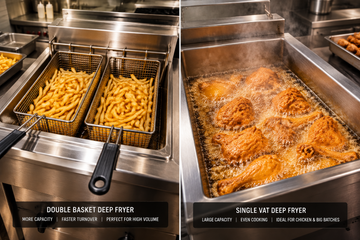 Double Basket vs. Single Vat Fryer: Which Uses Less Oil?
